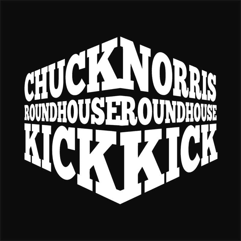 Chuck Norris roundhouse kick