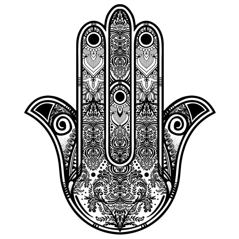 Boho Style Hamsa Hand