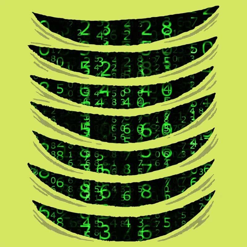 Mr. Robot numeric shirt