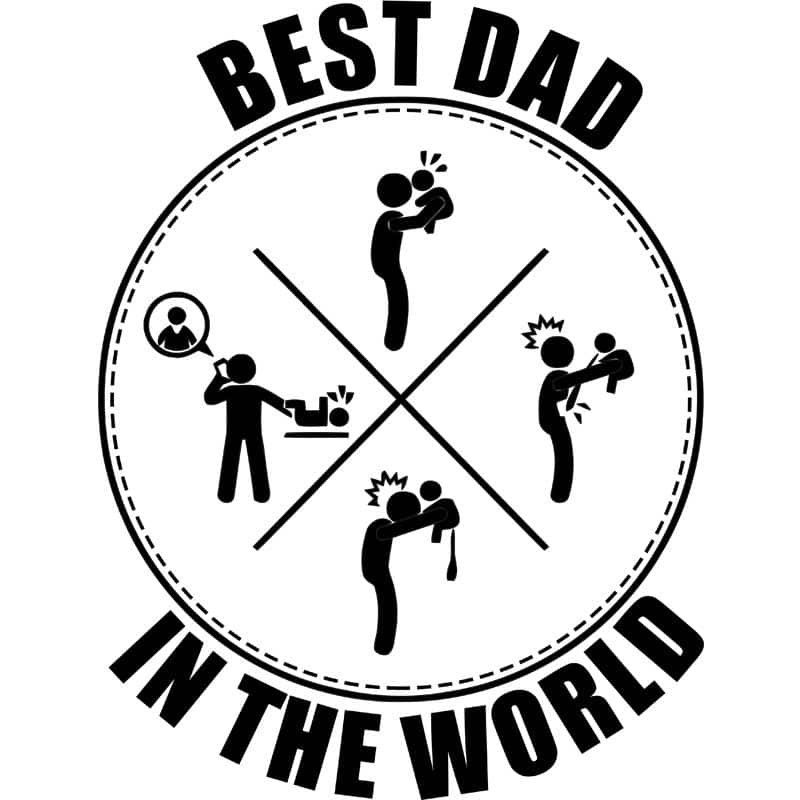 Best dad in the world icons