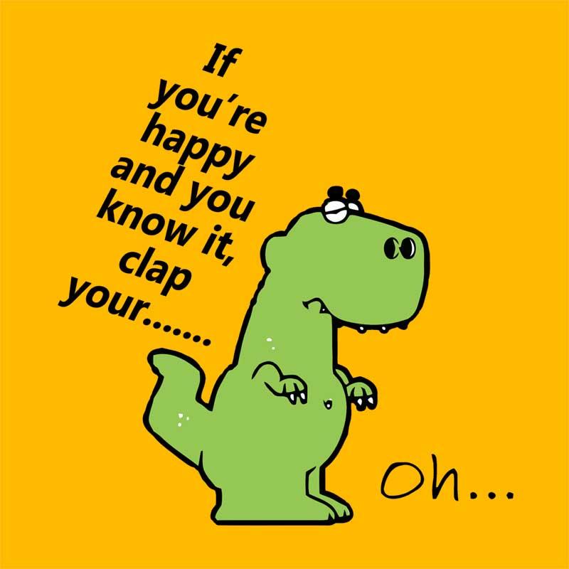 Happy T-rex