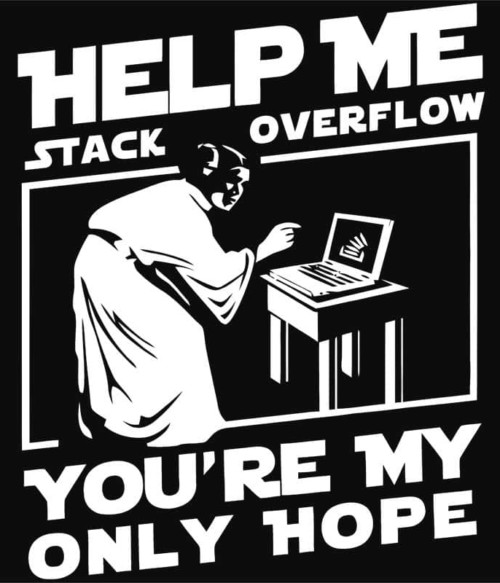 Help me stack overflow Póló - Ha Programming rajongó ezeket a pólókat tuti imádni fogod!