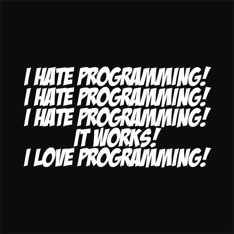 I love programming