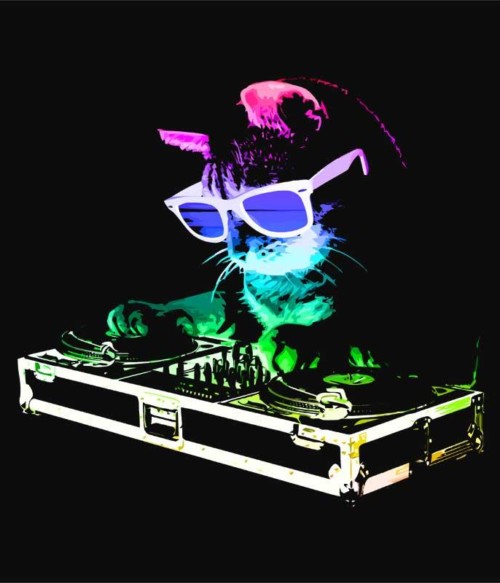 DJ cat Póló - Ha Cat rajongó ezeket a pólókat tuti imádni fogod!