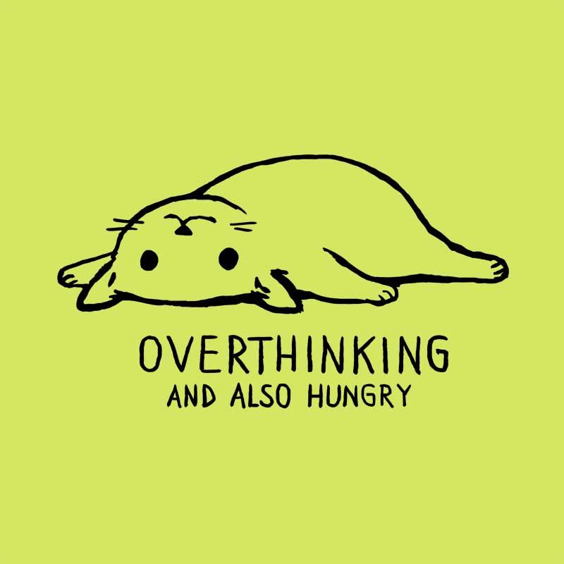 Overthinking cat