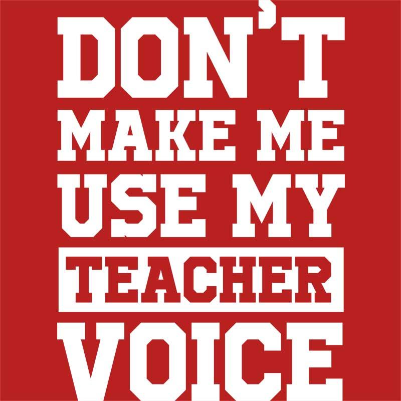 Teacher voice