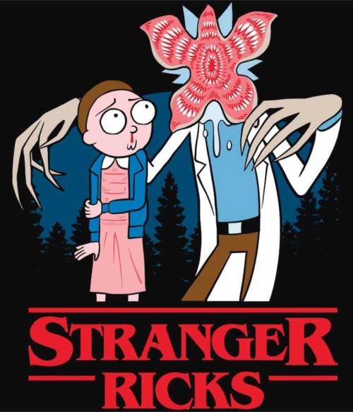 Stranger Ricks Póló - Ha Stranger Things rajongó ezeket a pólókat tuti imádni fogod!