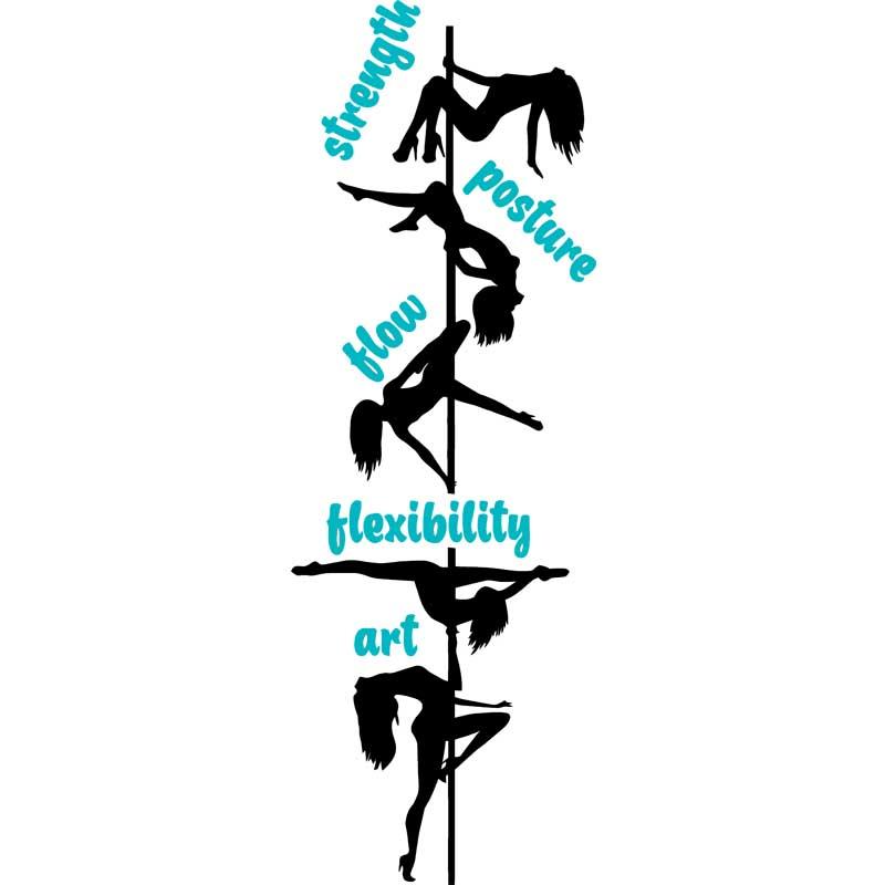 Strength pole dance