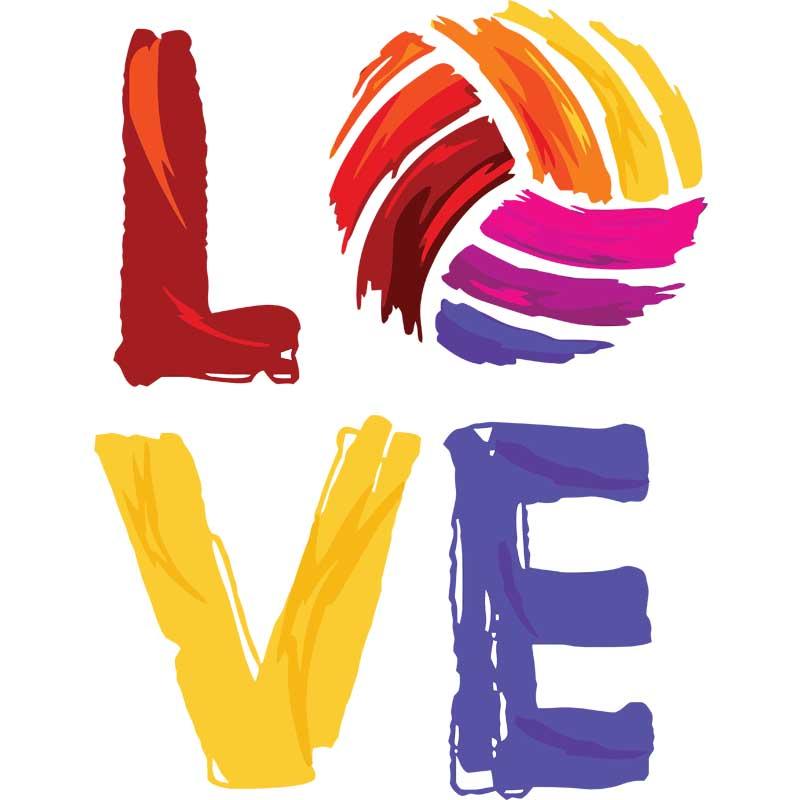 Love volleyball