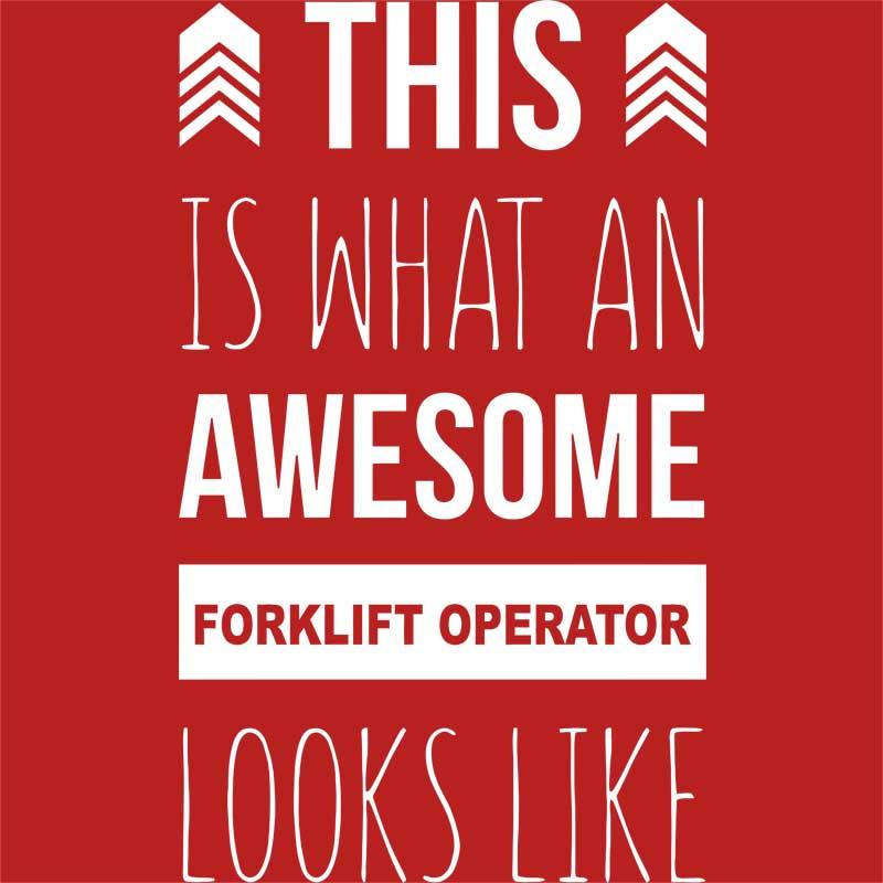 Forklift operator