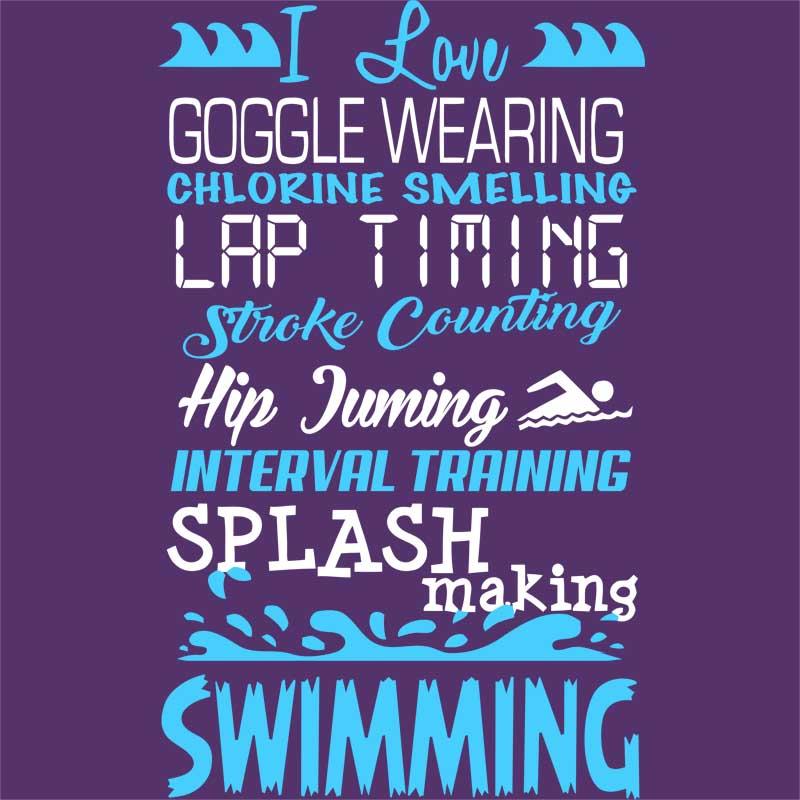 I love swimming
